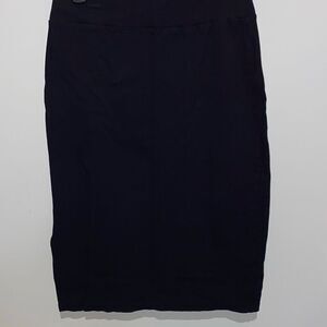 Nine West Women's Black Rayon Blend High Waisted Pencil Skirt Size Small